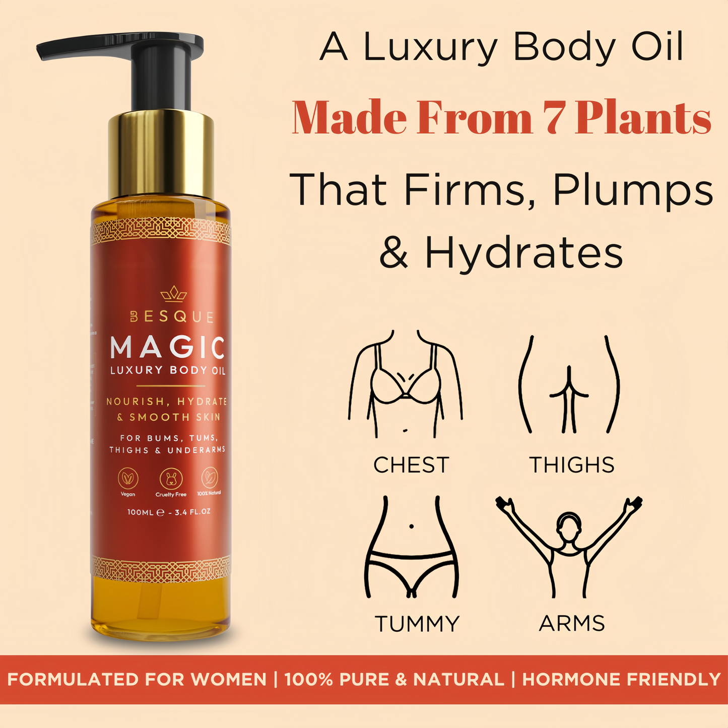 Besque® Magic Body Oil - 100ml